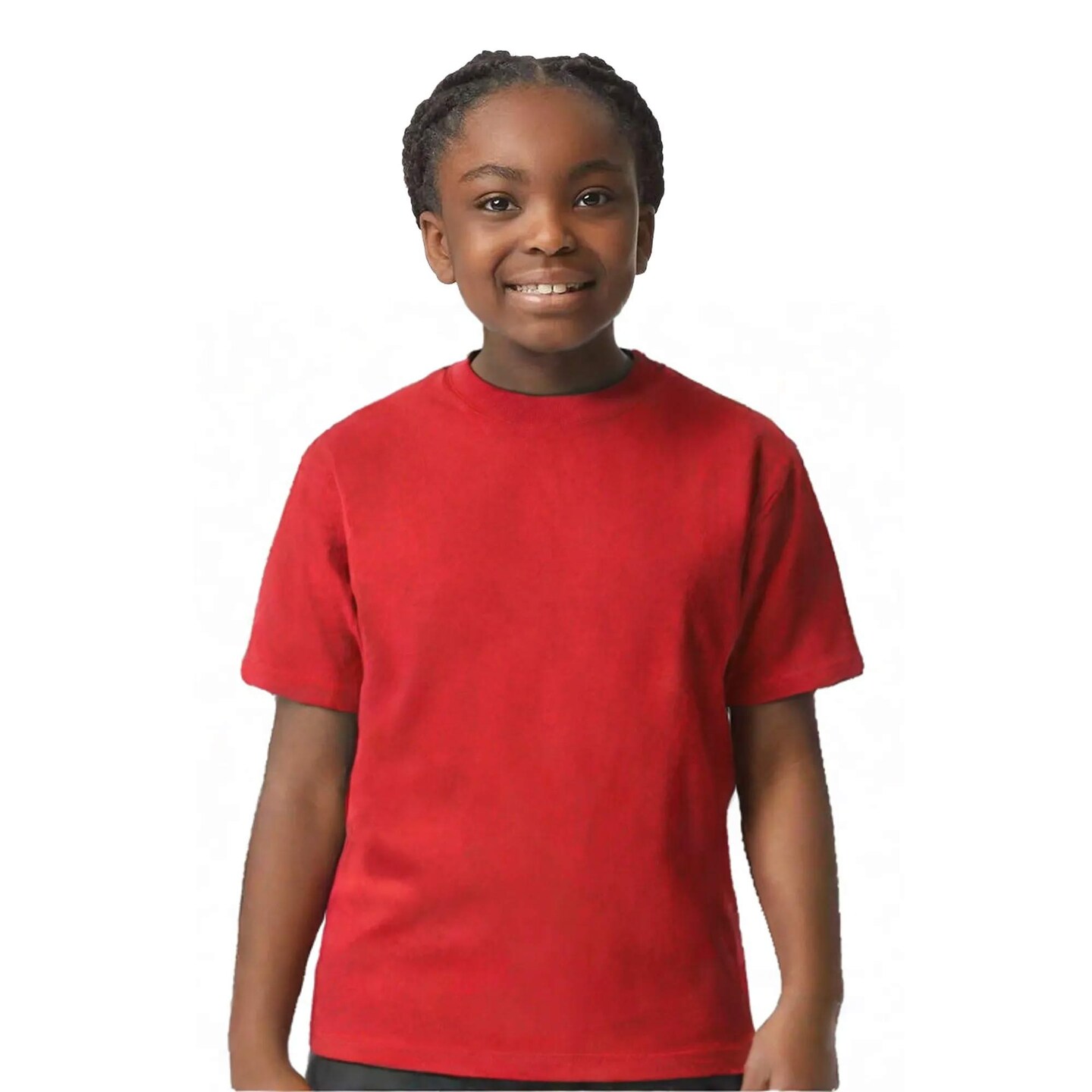 Gildan® Ultra Cotton Youth Crewneck Short Sleeve T-Shirt for Custom Printing & Casual Wear Heavy Cotton Tee