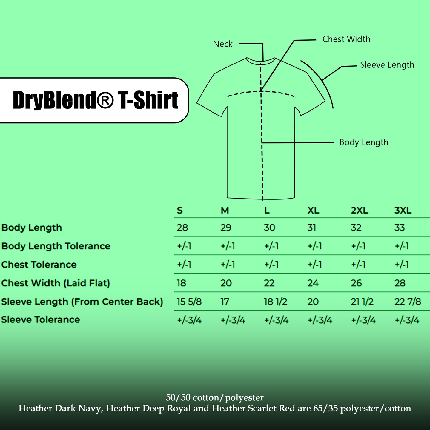 Gildan DryBlend Crewneck T-Shirt Blanks, Unisex Moisture-Wicking Short Sleeve Tees for DIY Crafting
