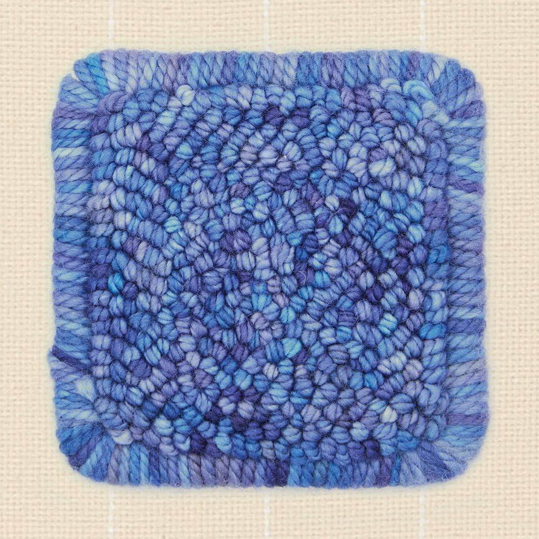 The Oxford Company Violet Jane 100% Wool Variegated Hand-Dyed Rug Yarn 4 Oz. Skein (approx. 55 yds)