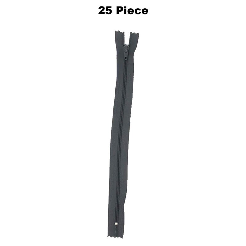 Nylon Zippers 9 Inches Coil #3 Closed Bottom