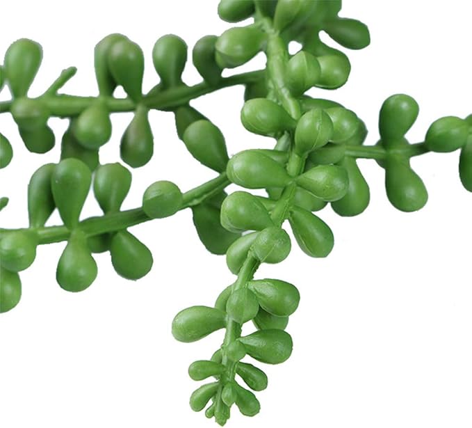 6 Pcs String of Pearls Plant Artificial Hanging Succulents Plants for Home Garden Decor