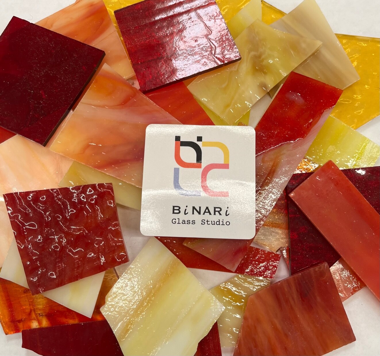 5LB Bulk Stained Glass Mosaic Tiles - Studio Grade Shards for DIY Arts & Crafts