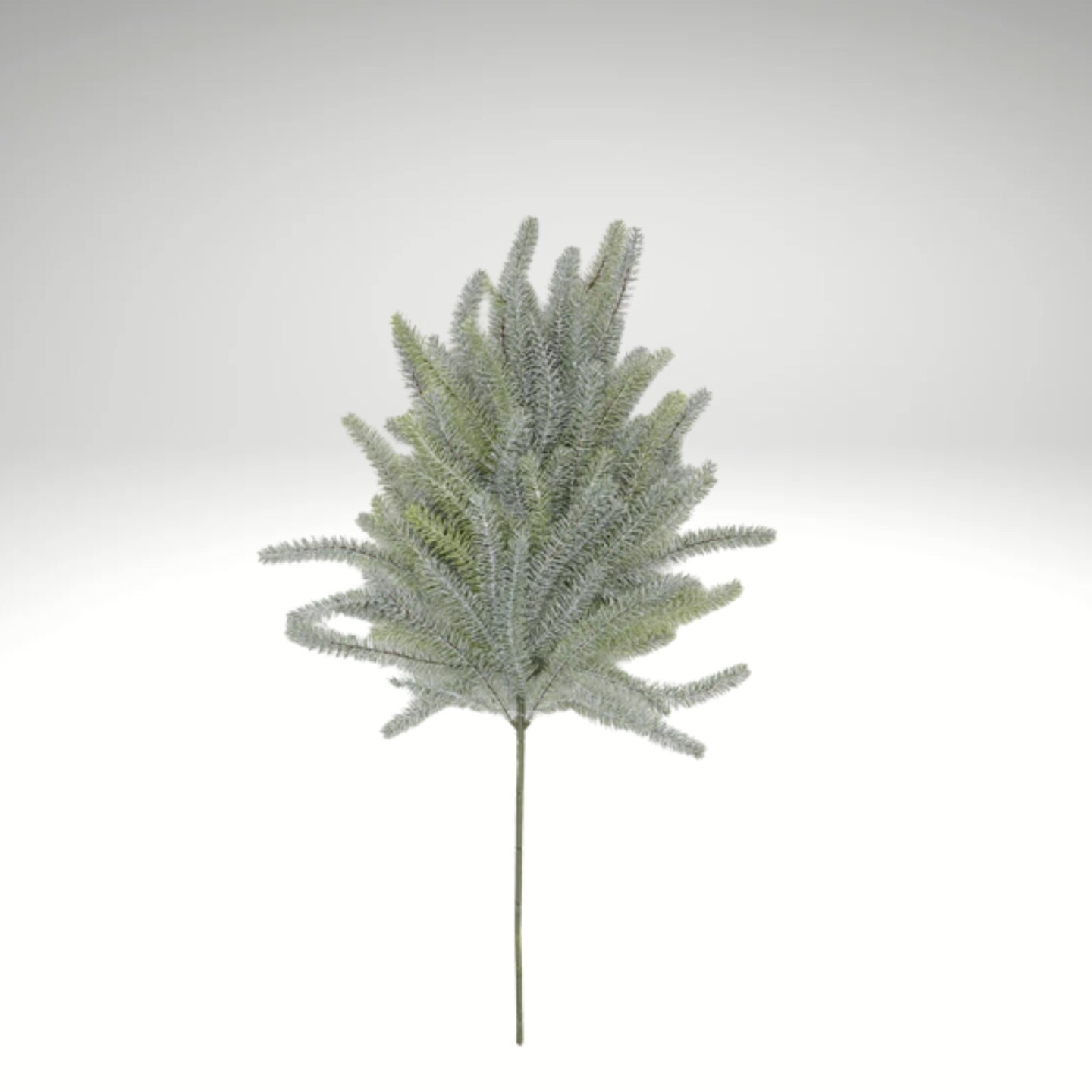 27.5 Inch Snowy Weeping Larch Pine Spray for Outdoor Winter Decor-XM13458FRGR