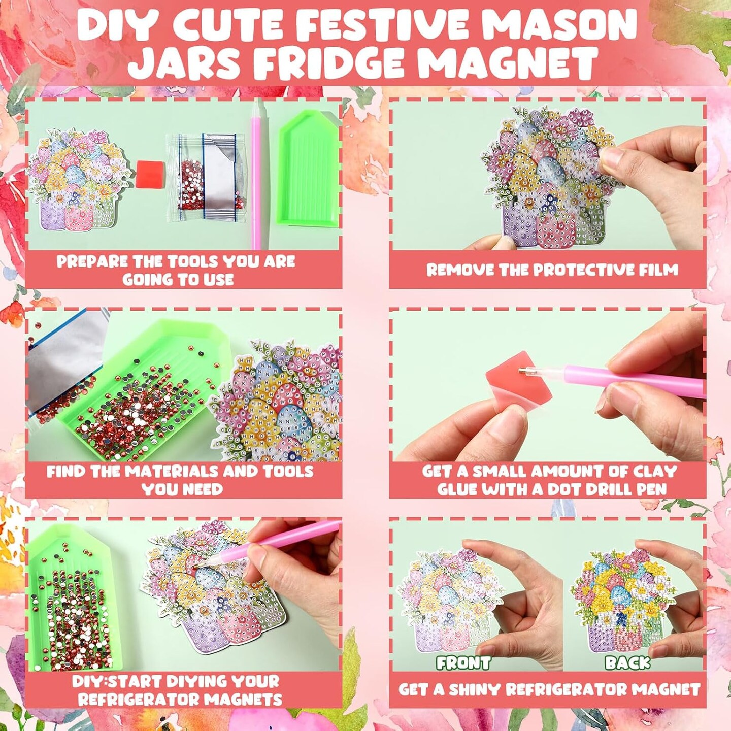 60 Pcs Mother&#x27;s Day Crafts Set