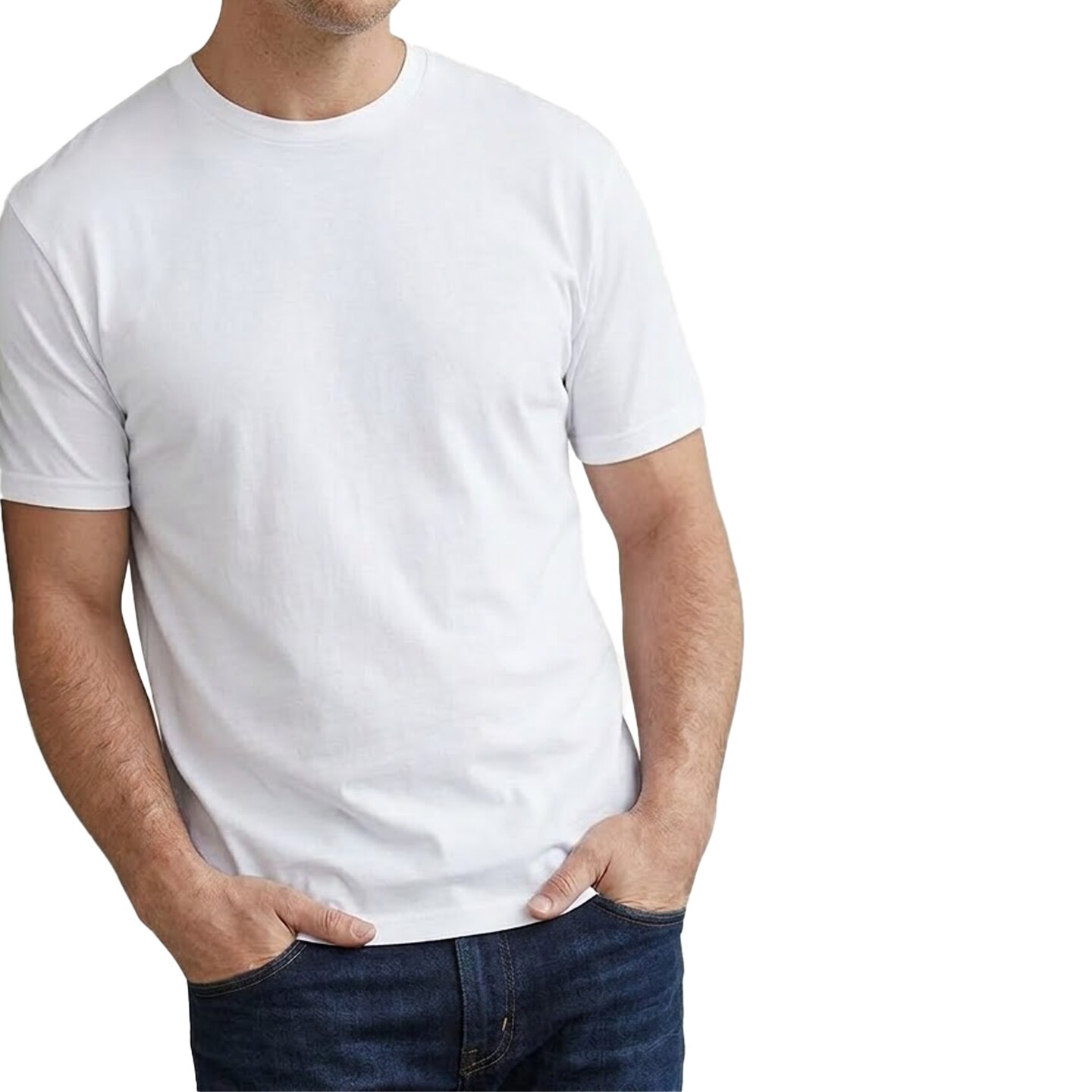 Gildan Unisex Softstyle Midweight White Craft Blank T-Shirt Bundle for DIY Printing Projects