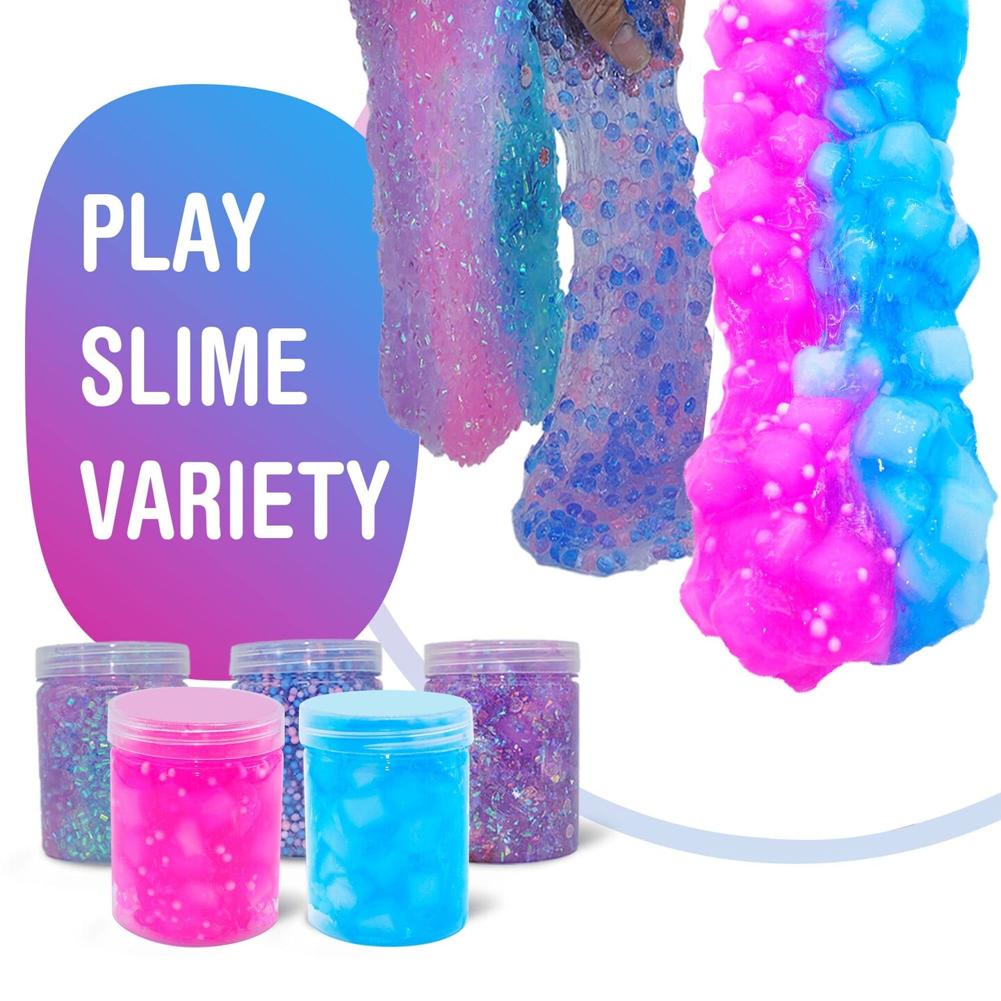 Unicorn Slime Kit for Girls 4-12,Supplies Makes Butter Slime,Candy Confetti,Glimmer Crunchy,Foam Crunchy,Jelly Cubes Slime Party Favors for Kids