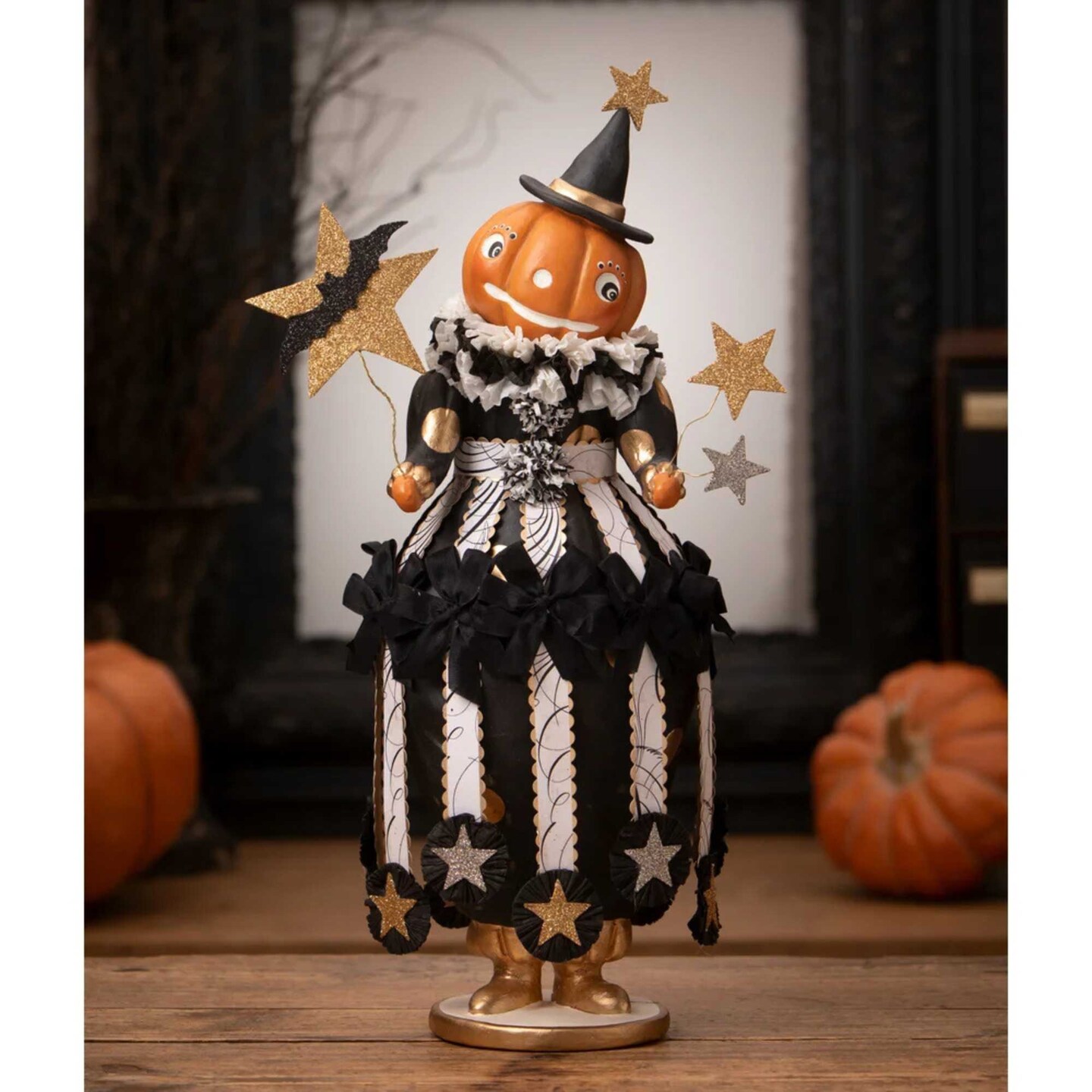 Bethany Lowe 16.0 Inch Miss Fancy Pants Jackie Halloween Figurine , Portable Halloween Decor Halloween Figurine