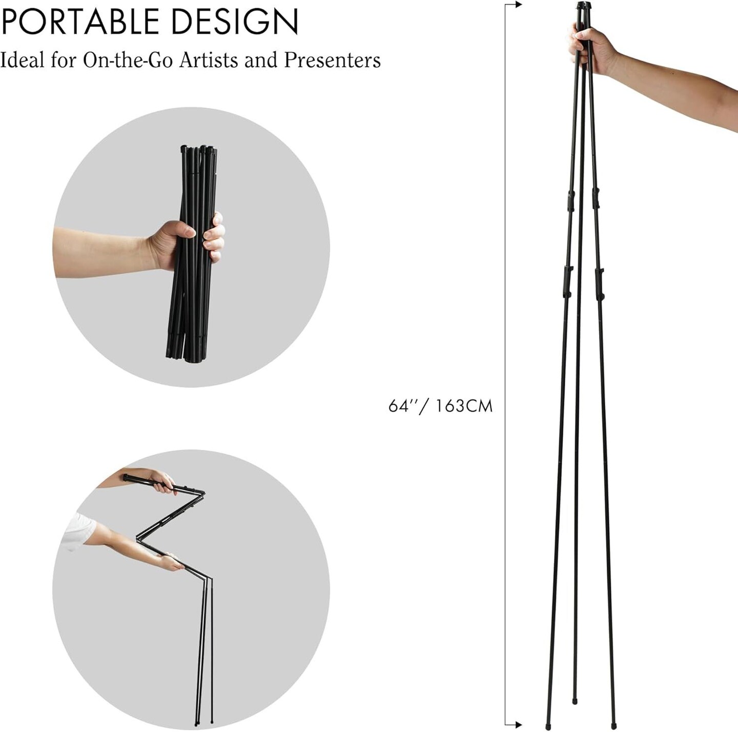 Artify Portable Adjustable Easel - 64&#x22;