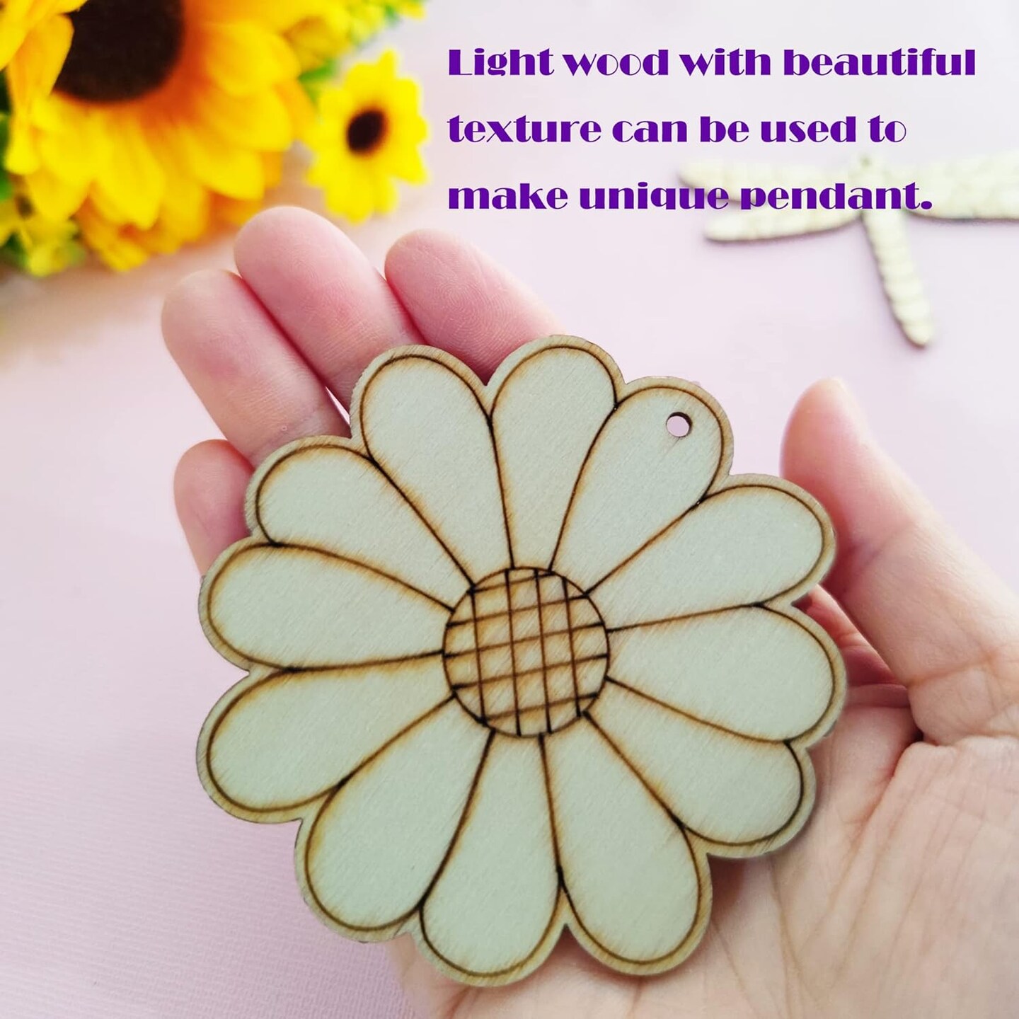 48PCS Unfinished Wood Insect Cutouts