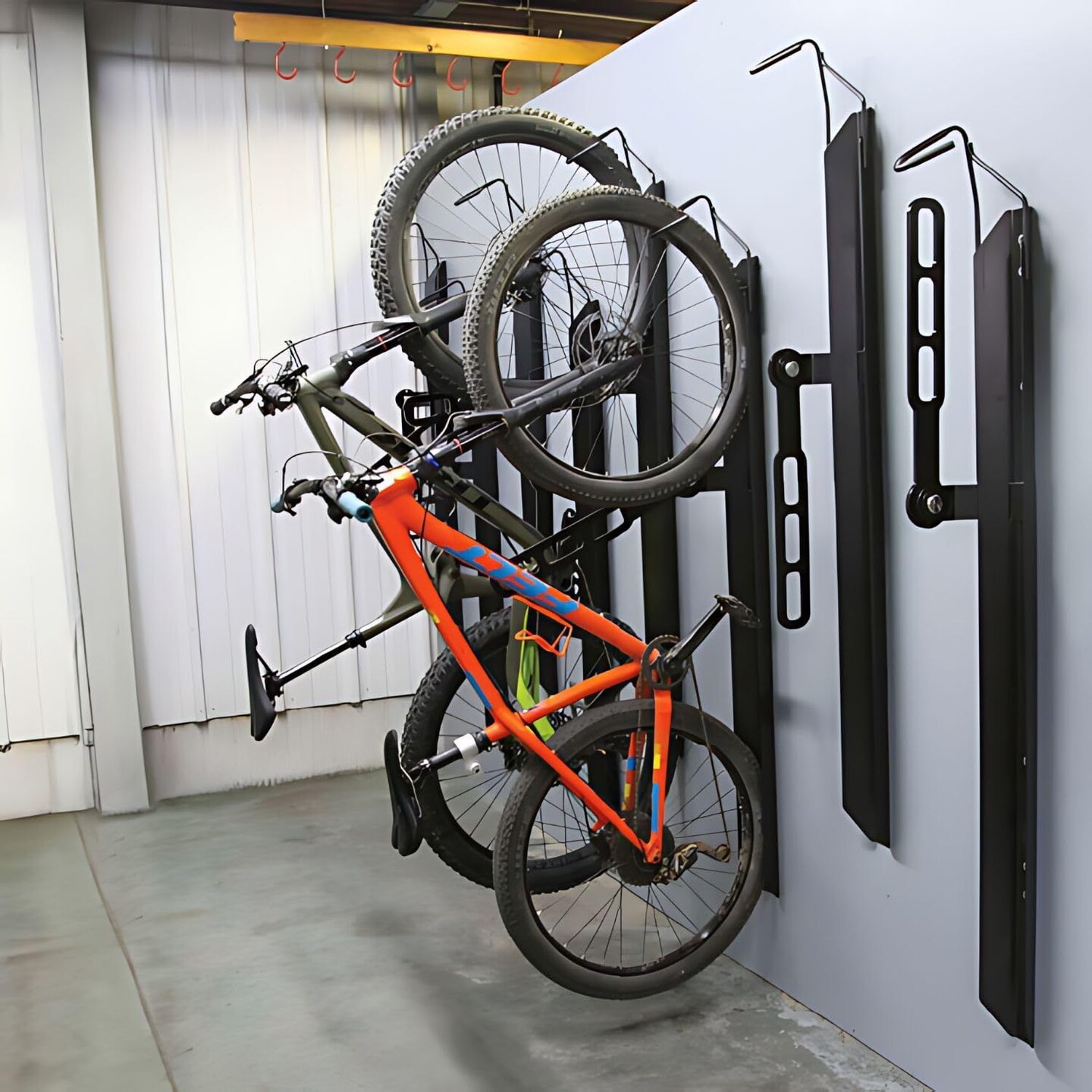 Saris Bike Trac Vertical Bike Rack - Industrial Strength Garage Storage with Full Length Tray