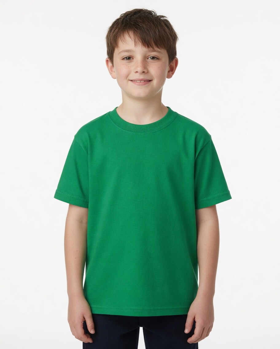 Gildan DryBlend Youth Crewneck Short Sleeve T-Shirt for School Wear & Everyday Comfort Moisture Wicking Tee
