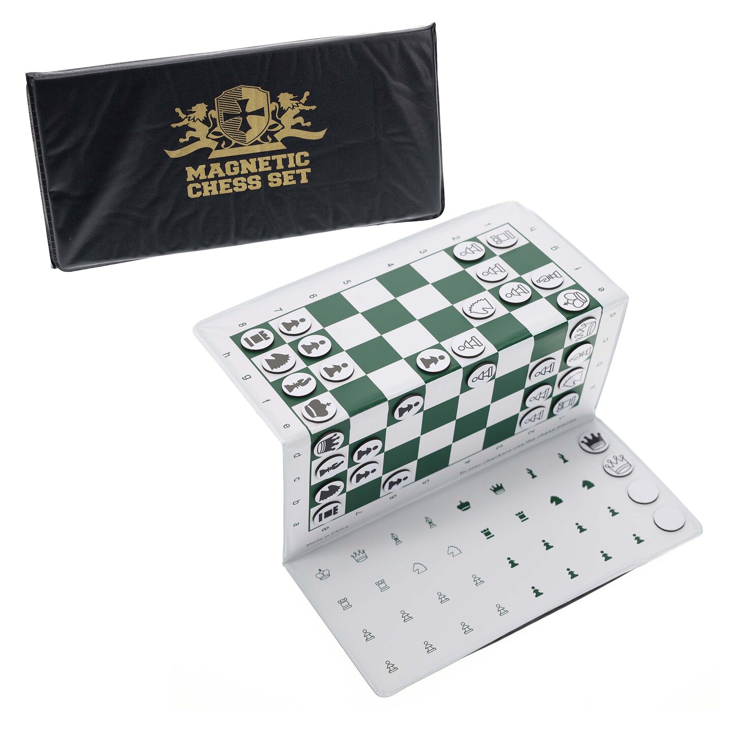 WE Games Mini Magnetic Pocket Chess Set - Travel Trifold, 8 in.