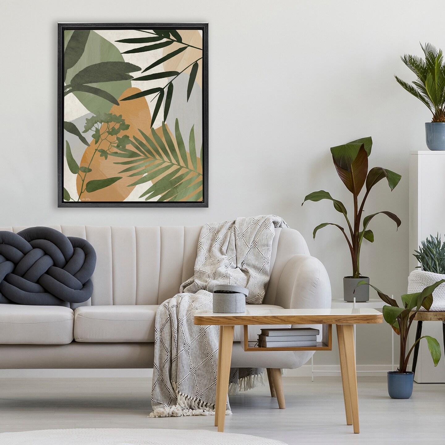 Stupell Industries Rustic Earth Tone Botanicals Floating Frame, design by Amber Sterling