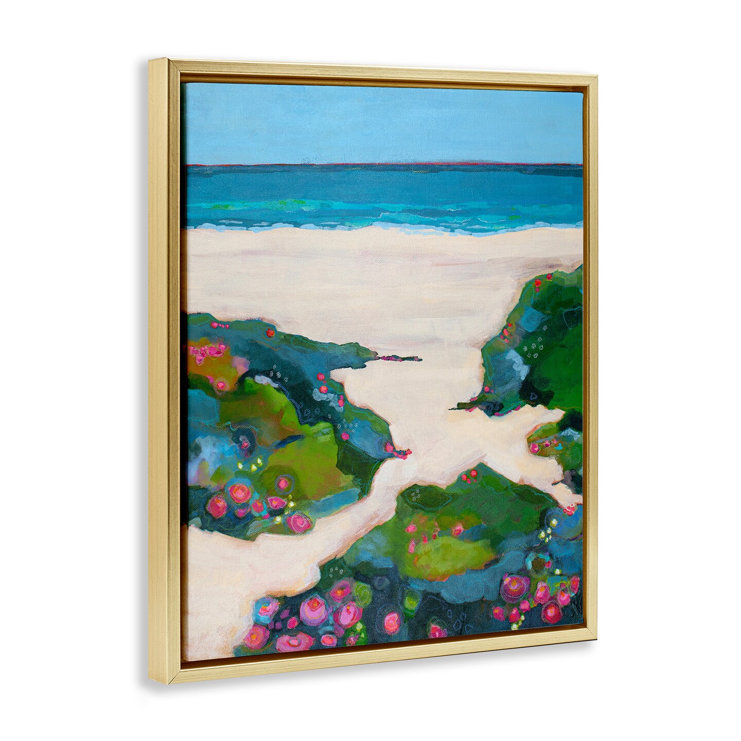 Stupell Industries Coast Is Clear Landscape Floating Frame, design by Dorothy Holmes Mohler
