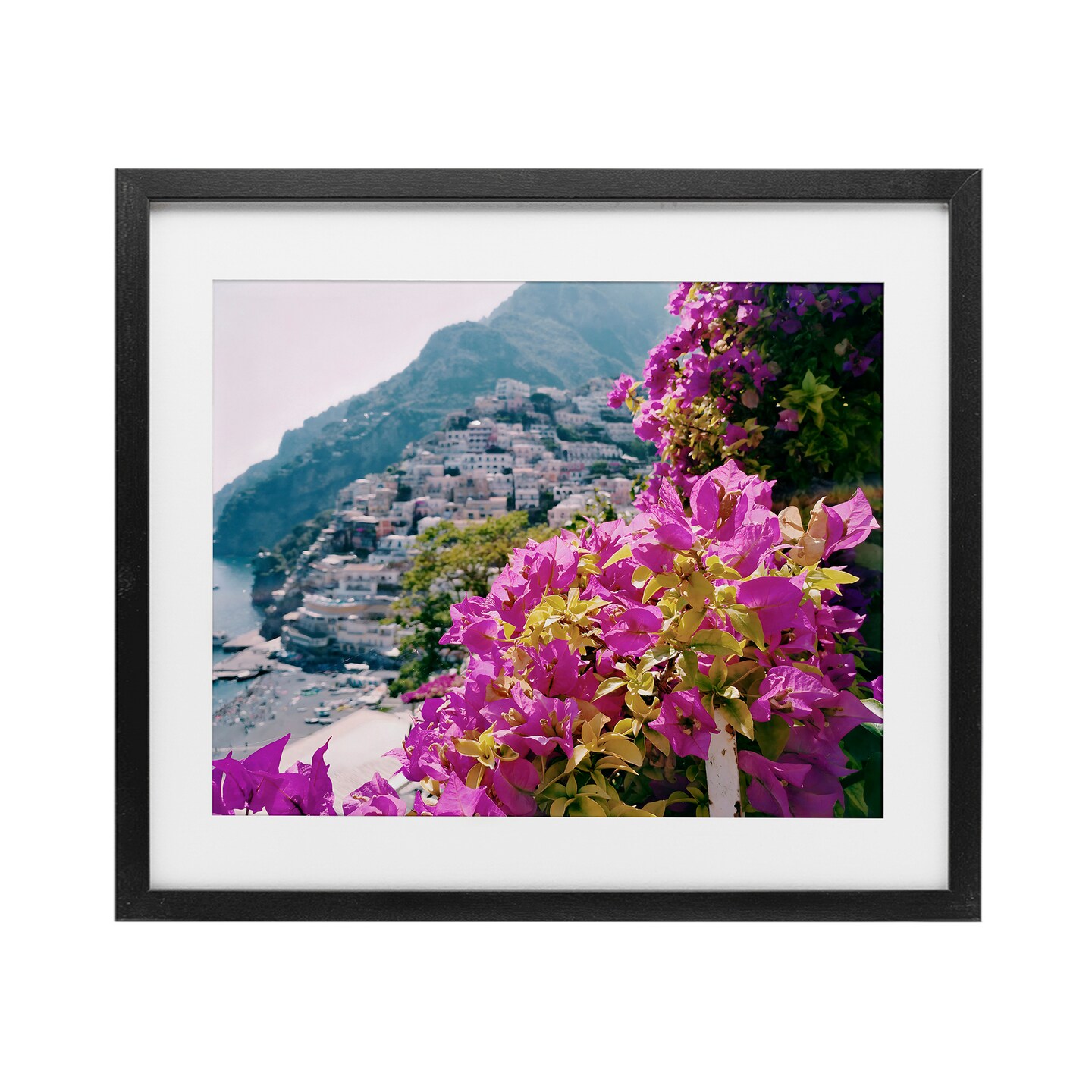 Stupell Industries Flowers In Positano Framed Print Under Glass, design by LSR Creative Studio