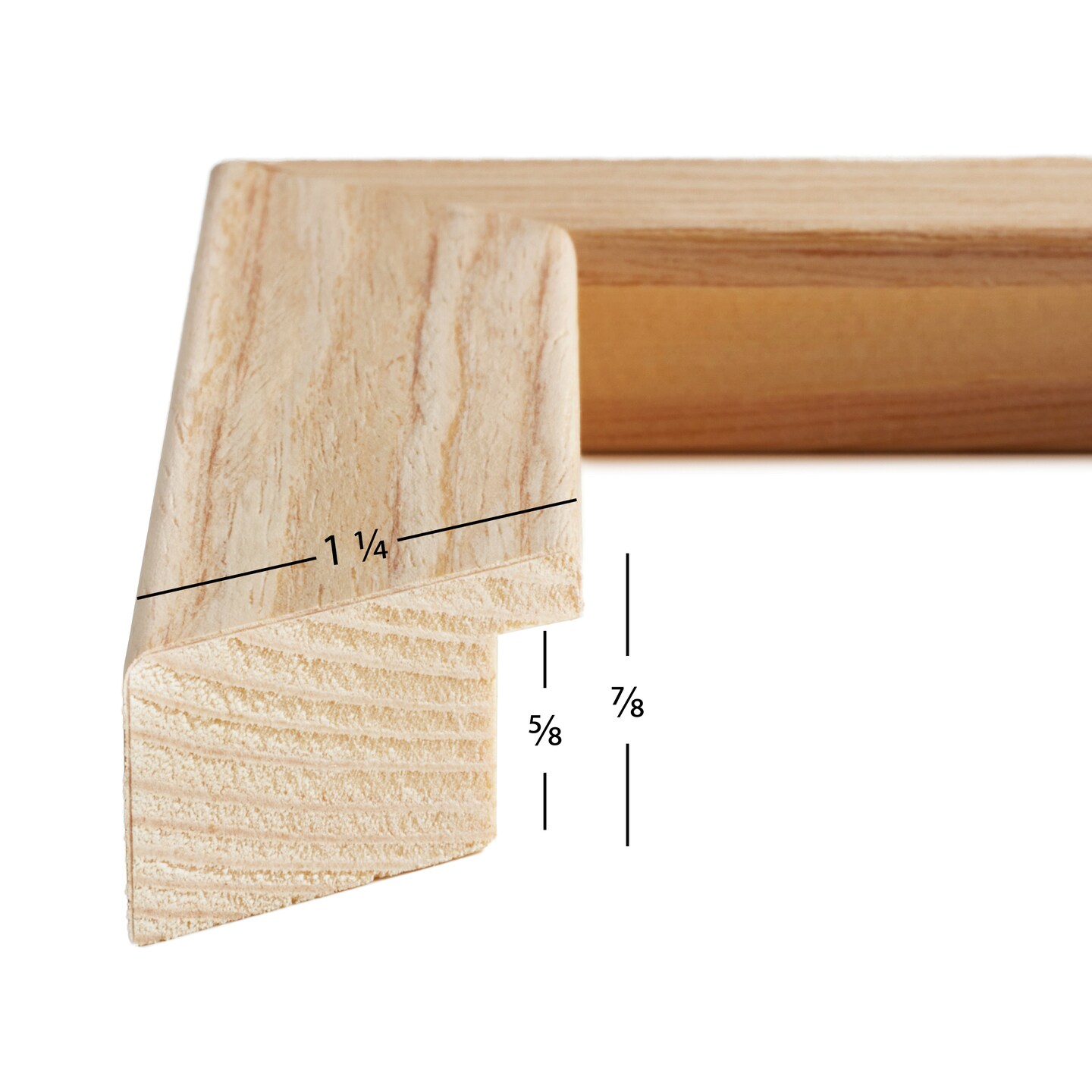 24x36 Farmhouse Essentials 1.25 Inch Wood Moulding, Wall Display Frame for Art, Posters, or Photos by wallsthatspeak