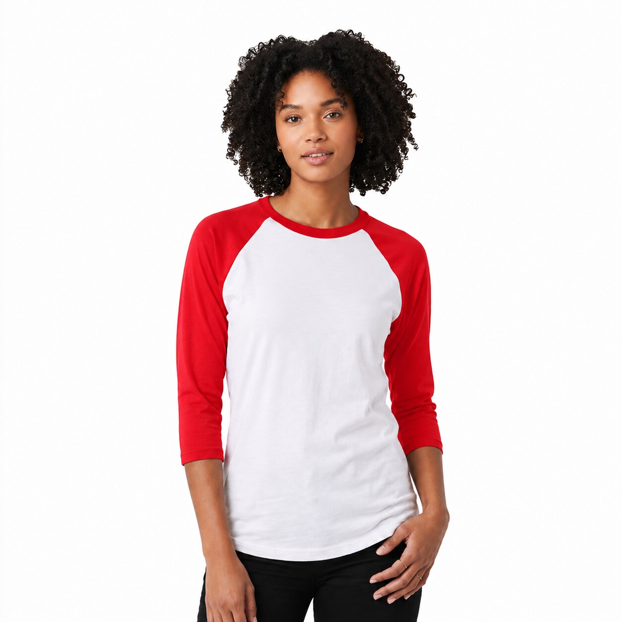 BELLA + CANVAS® Unisex Three-Quarter Sleeve Baseball Tee Raglan 