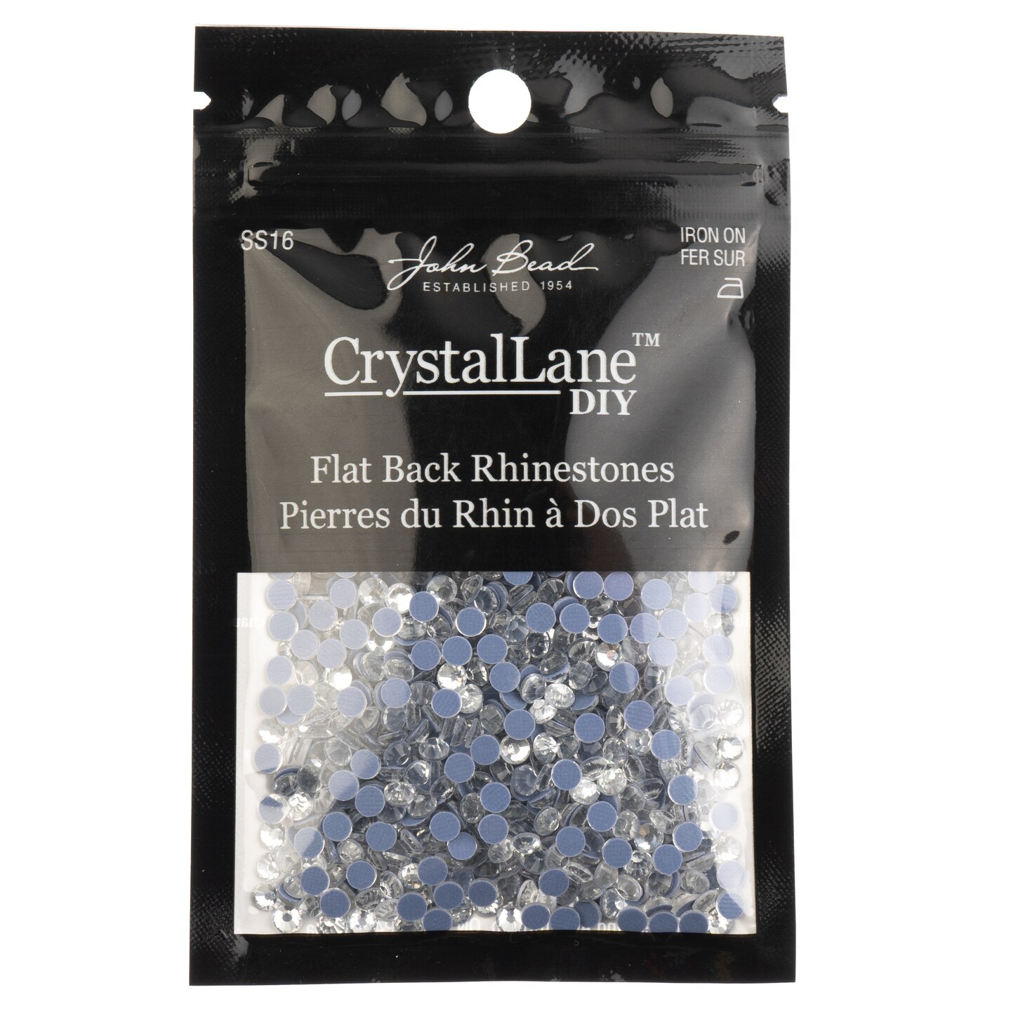 Crystal Lane DIY Flat Back Hotfix Rhinestones ss16 (4mm)-Crystal/1440pcs