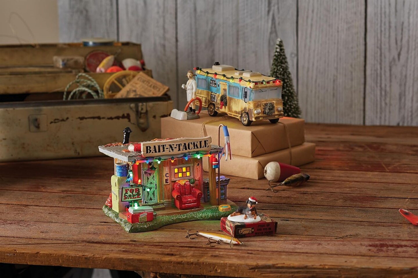 Original Snow Village National Lampoon's Christmas Vacation a for Snots Figurine, 1.25 Inch, Multicolor