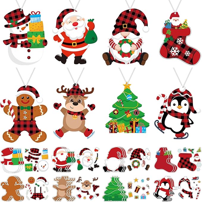Christmas Arts and Crafts DIY Christmas Ornaments Kit Make Your Own Christmas Craft Projects for Kids Ages 3 4 5 6 8 12