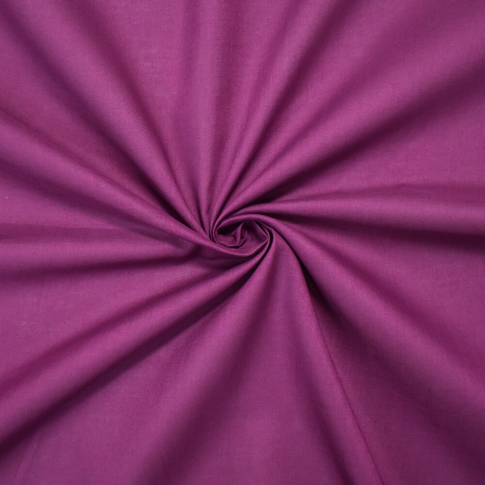 Purple Cotton Solid Voile Woven Fabric By the Yard