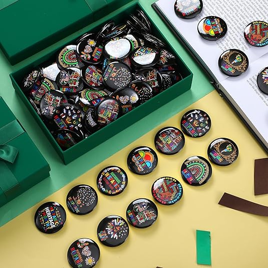 200 Pcs 1.5&#x27;&#x27; Hispanic Heritage Month Buttons Pins