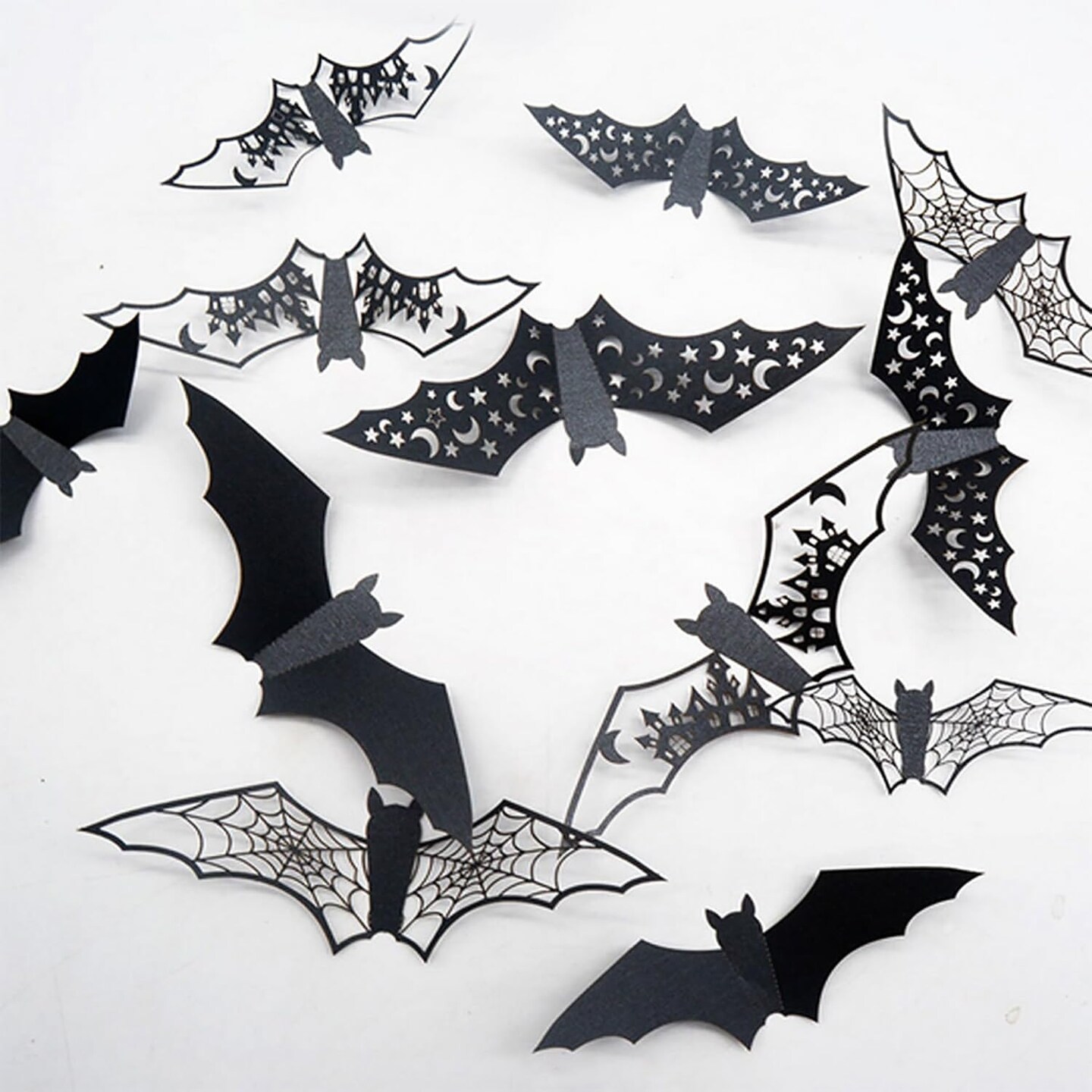 24Pcs Halloween Bats Halloween Decoration