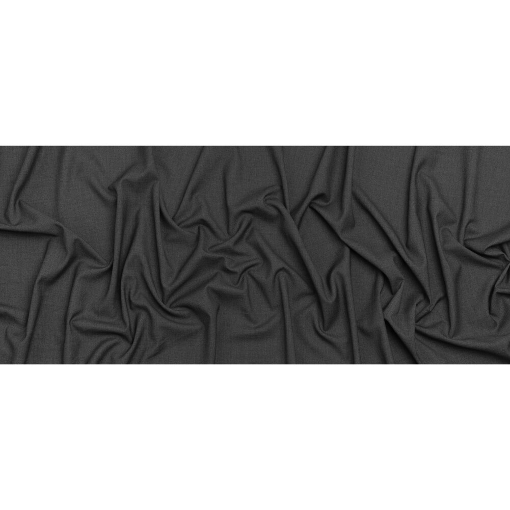 1 Yard Wool Twill Suiting Heathered Cool Gray 58 inch Width