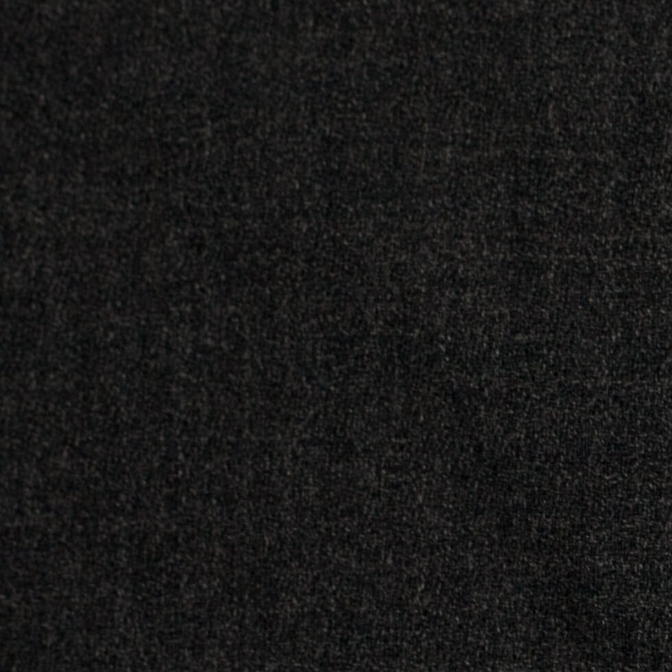 1 Yard Charcoal Doubled-Faced Wool-Polyester Crepe 59’’ Width