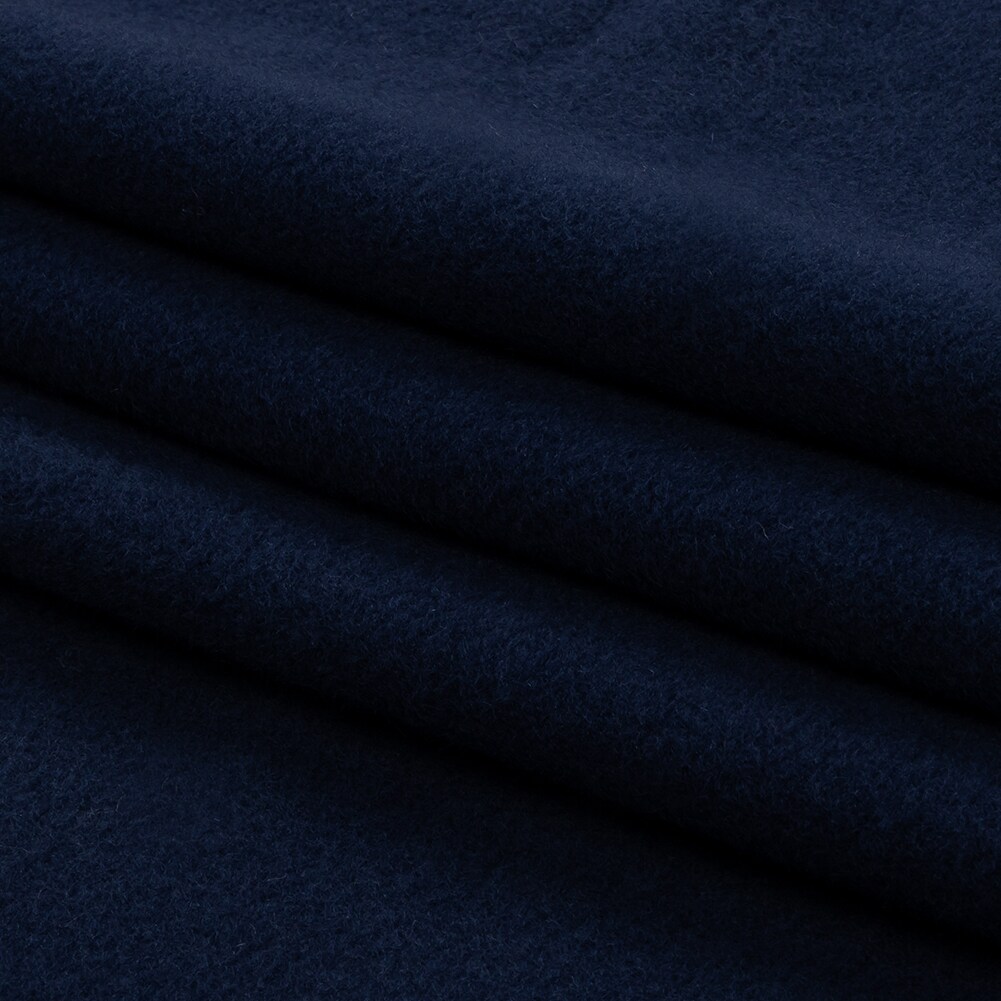 1 Yard Wool and Cashmere Coating Made in Italy - Navy - Alberini Collection 60’’ Width