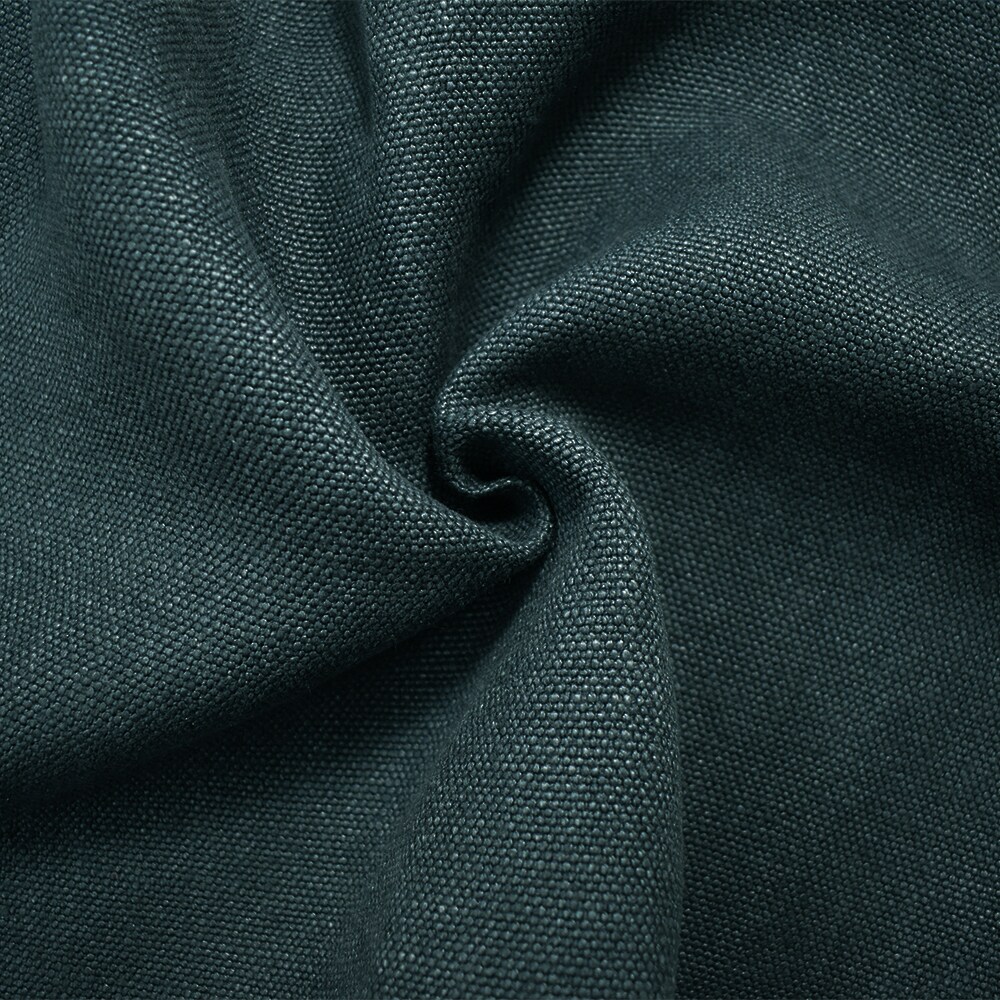 Deep Gray Moygashel Washed Irish Linen Solid Home Decorating Woven Fabric By the Yard