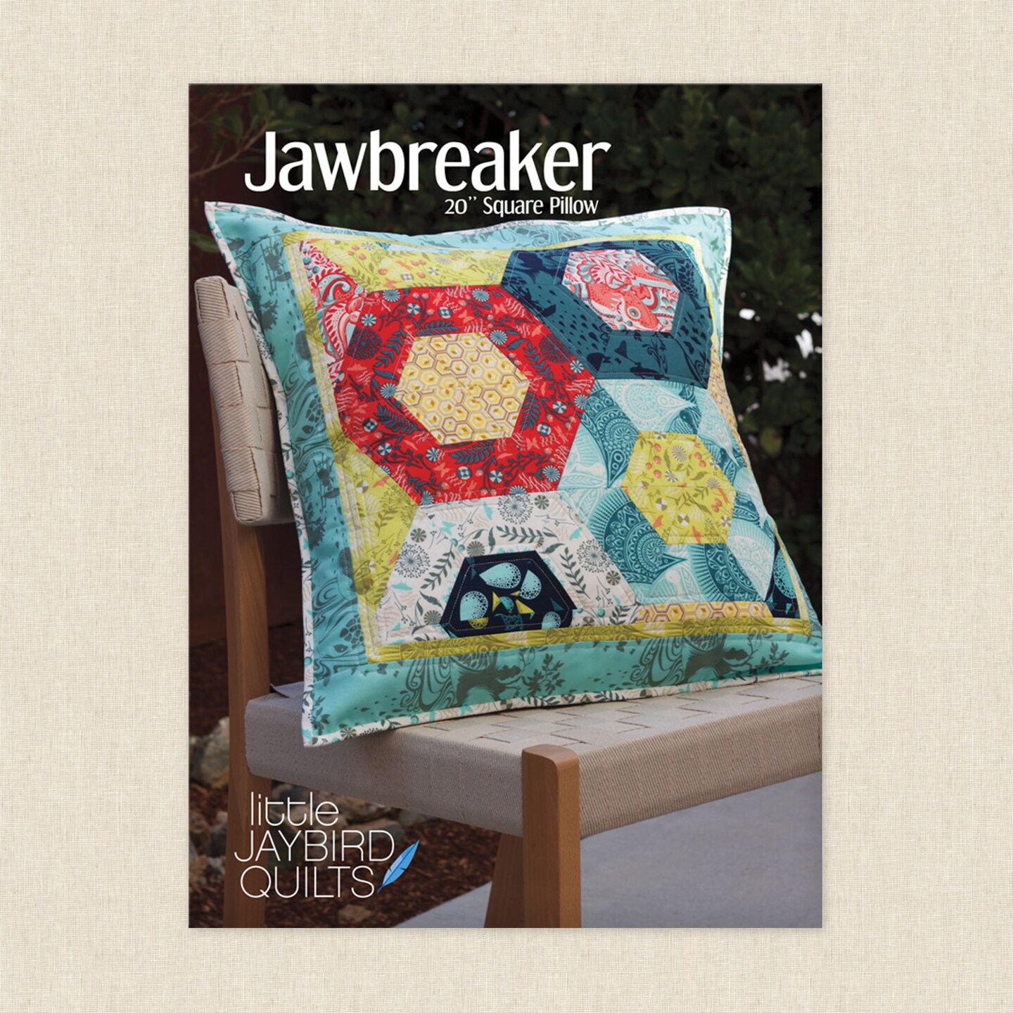 Jawbreaker Pillow (jbq 113) | Jaybird Quilts | Sewing Pattern