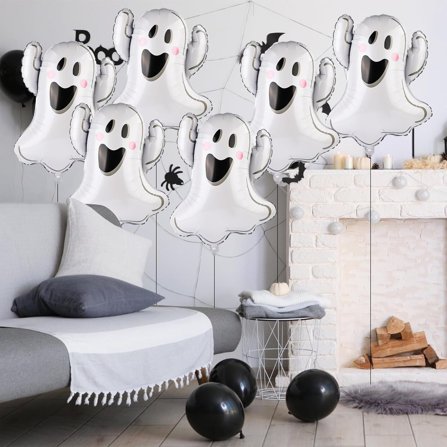 8pcs Ghost Balloons (Halloween)