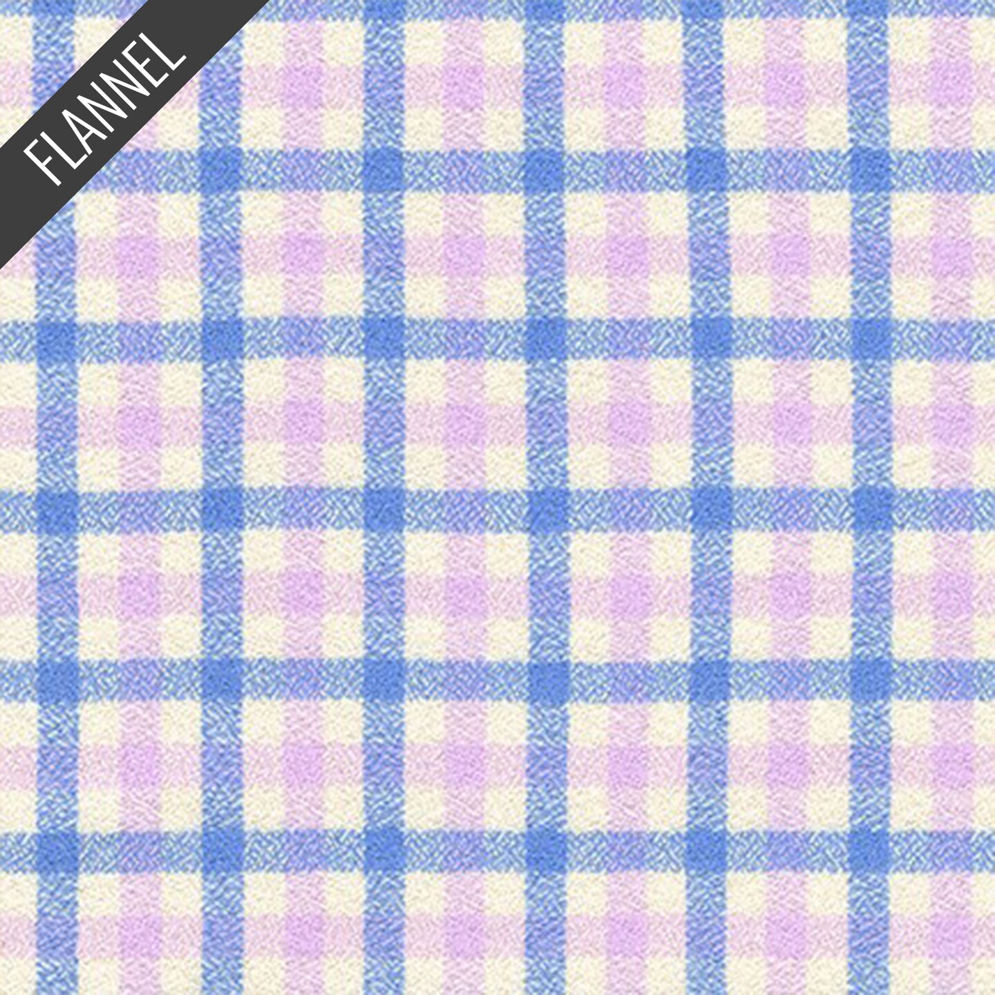Mammoth Junior Windowpane Plaid Flannel in Periwinkle (srkf-19842-61) | Mammoth Junior Flannel | RK House of Flannel | Robert Kaufman
