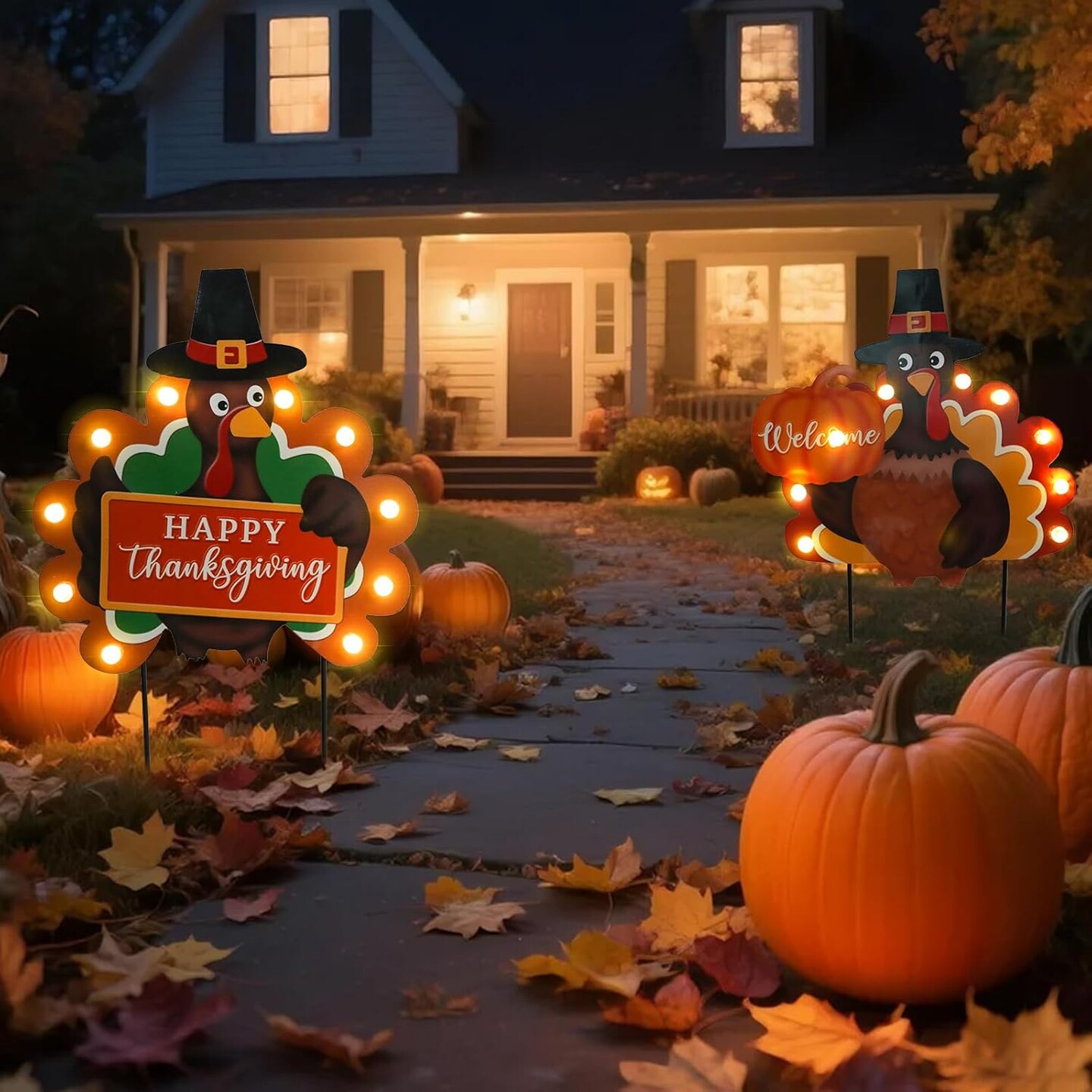 Fall Yard Decor Outdoor (large Turkey)