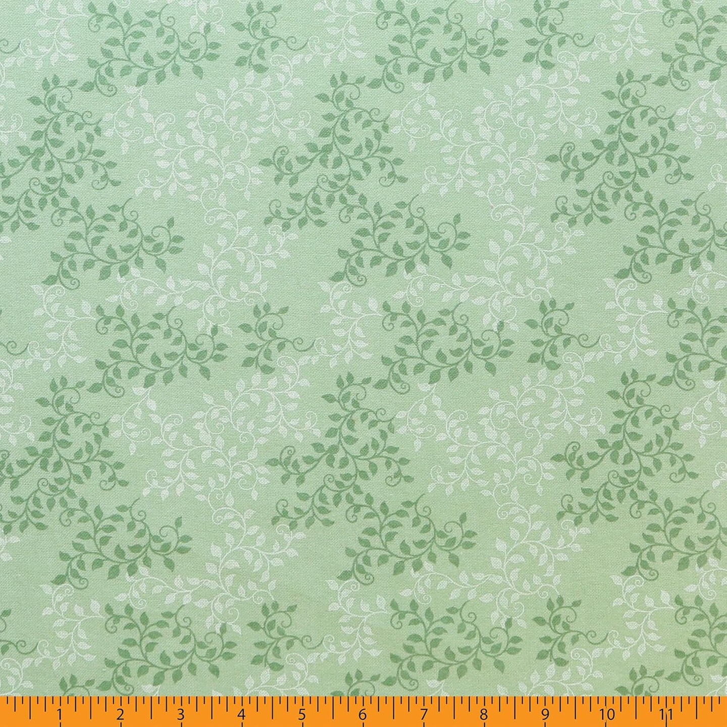 Mook Fabrics Leaves Flannel Fabric [44 in. Wide] - By The Yard