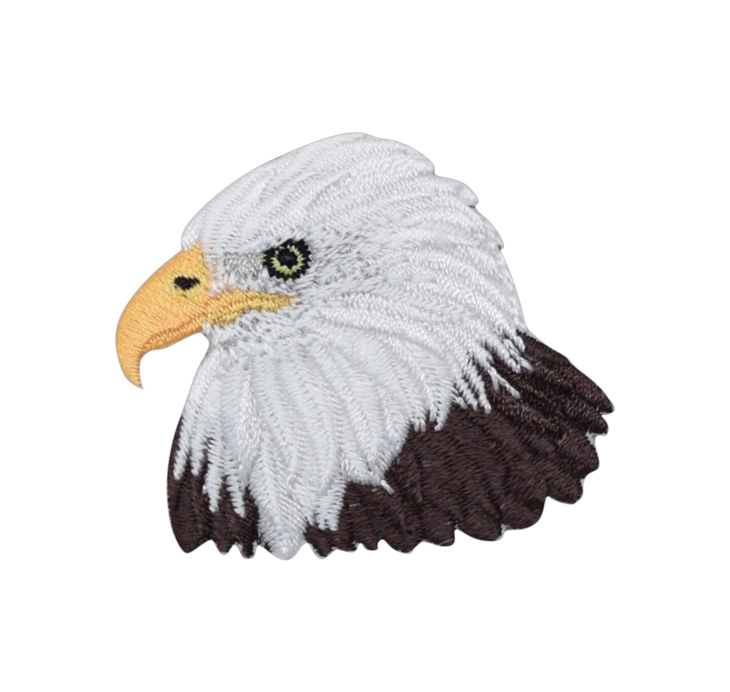 Eagle Head, Realistic Birds, Embroidered, Iron on Patch