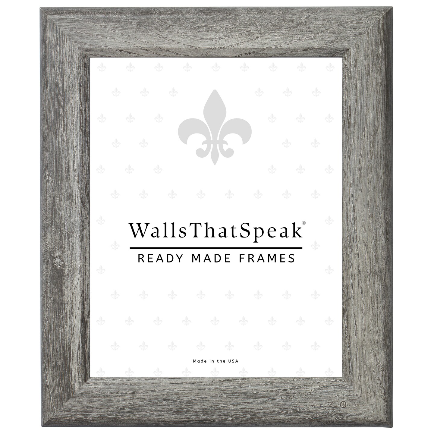 Arthur 1.5&#x22;, Gray Barnwood Picture Frame by wallsthatspeak