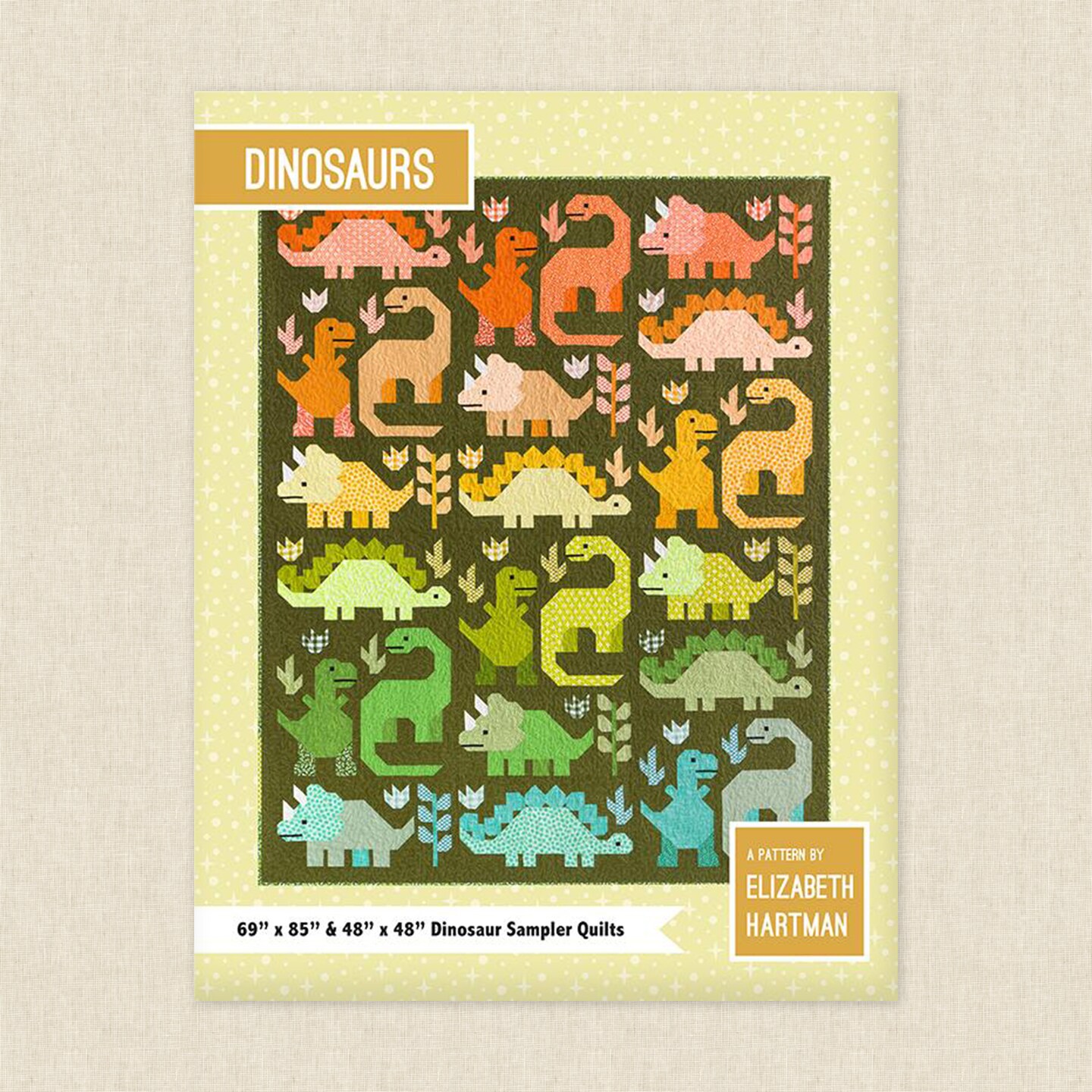 Dinosaurs (eh 058) | Elizabeth Hartman | Sewing Pattern