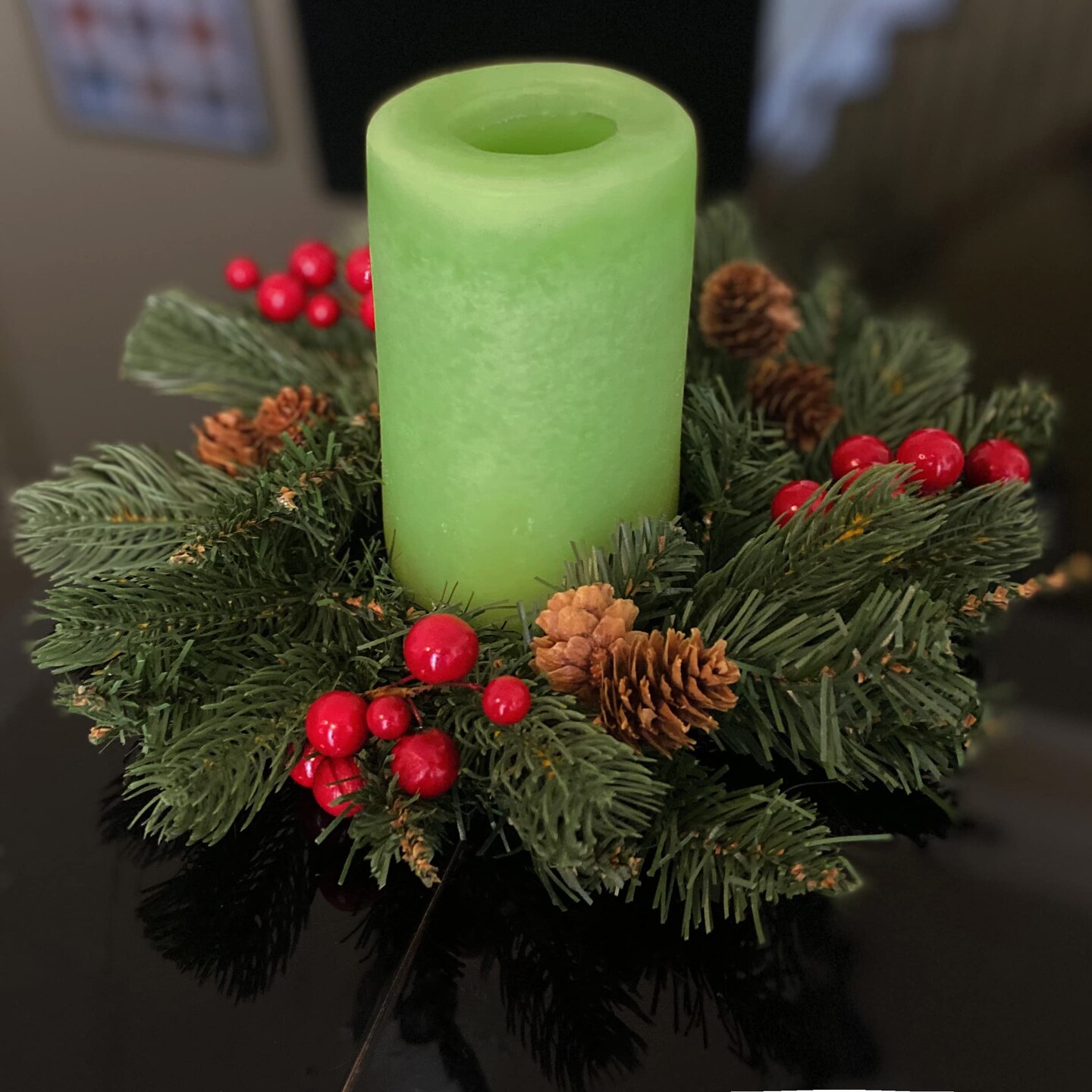 Adjustable Candle Ring or Mini Wreath 2 Pack