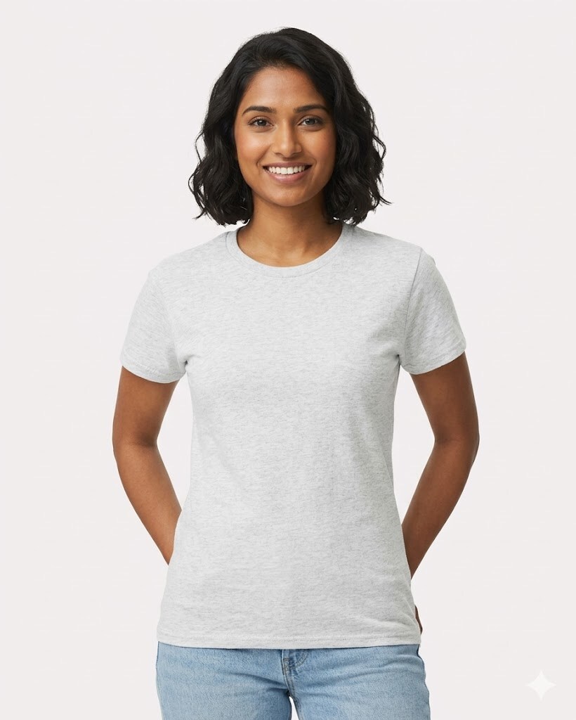 Gildan® Ultra Cotton Short Sleeve Crewneck T-Shirt 6 oz 100% US Cotton Classic Fit for Dyeing & Custom Apparel Design