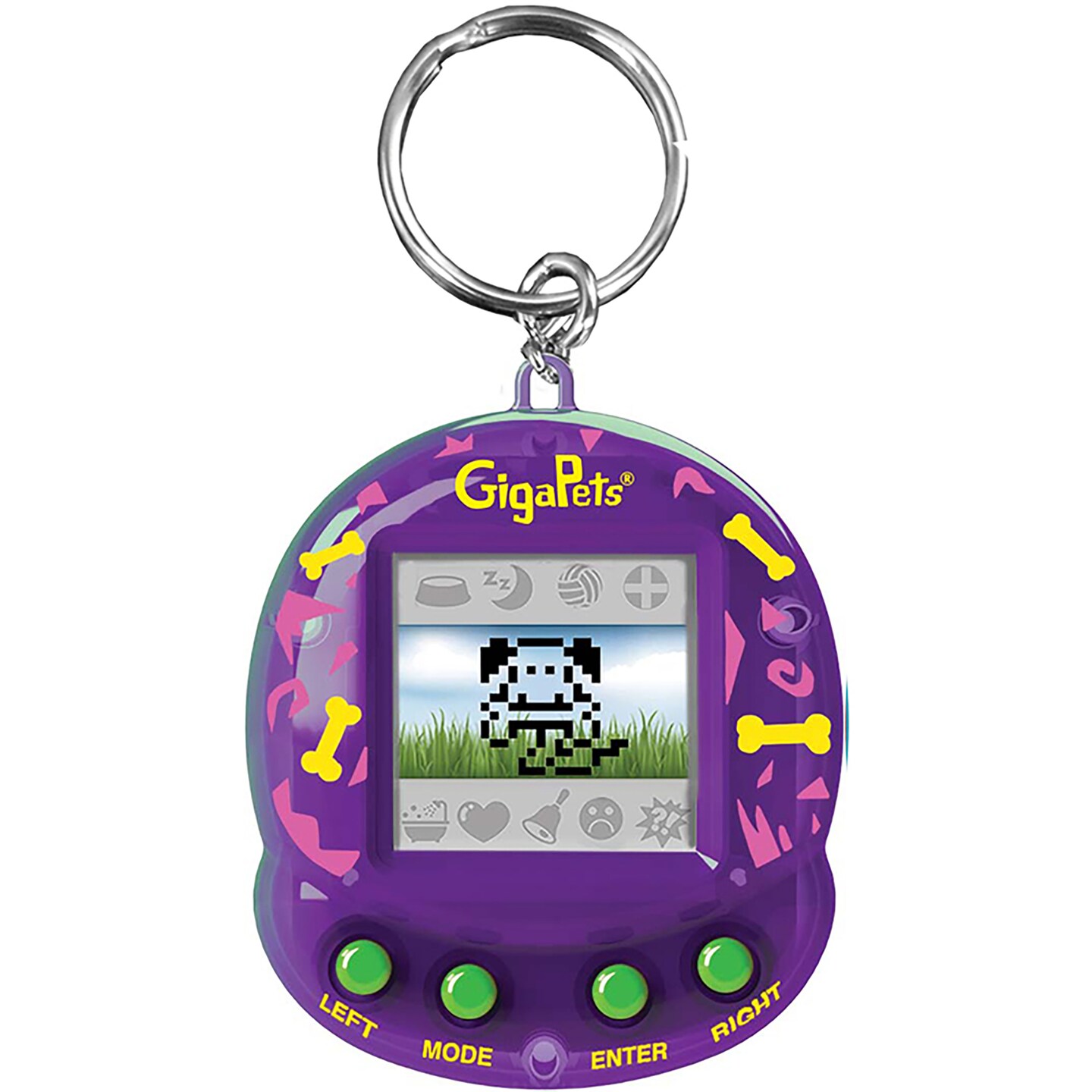 GigaPets: Pixel Puppy - The 90’s GigaPets Reinvented, Virtual Interactive Pet Keychain, Real Dog Sounds, New Evolution Animations, Kids Ages 5+