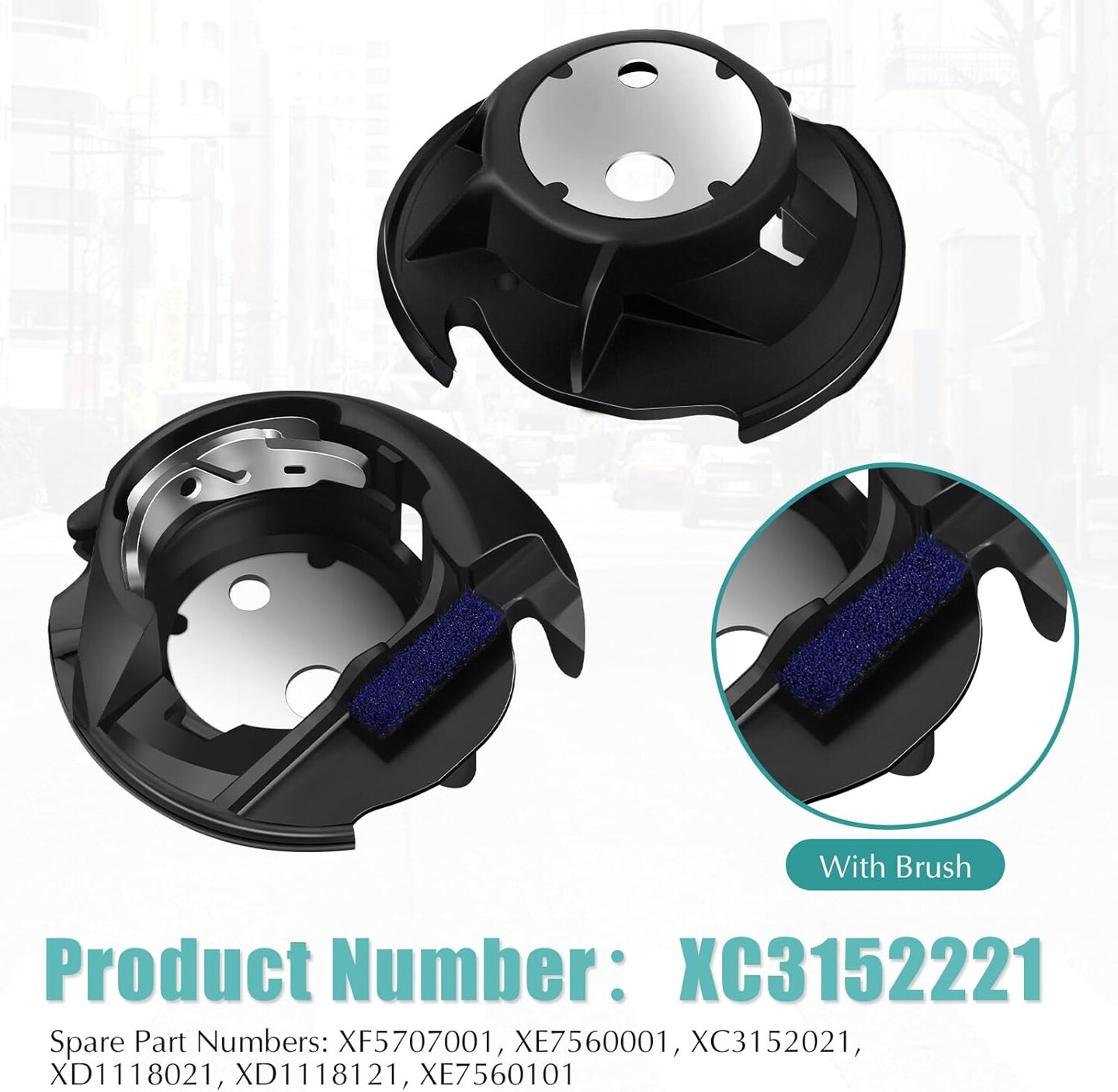 XC3152221 Bobbin Case Compatible with Brother and Babylock Sewing Machines Replacement Parts Compatible with Brother Embroidery Machine Accessories Lock Housing