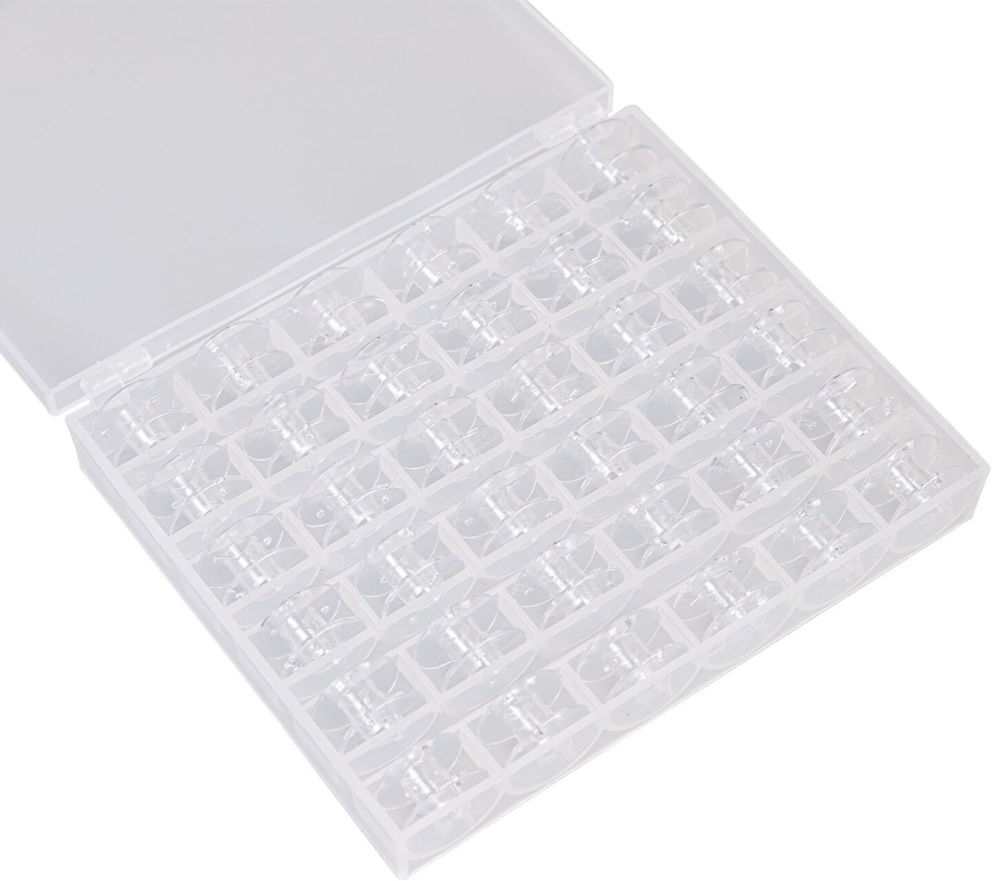 36Pcs bobbins for Sewing Machine, Sa156 Bobbins Plastic Bobbins with Case for Brother, Bro-Ther, Singer, Sewing Machine Accessories