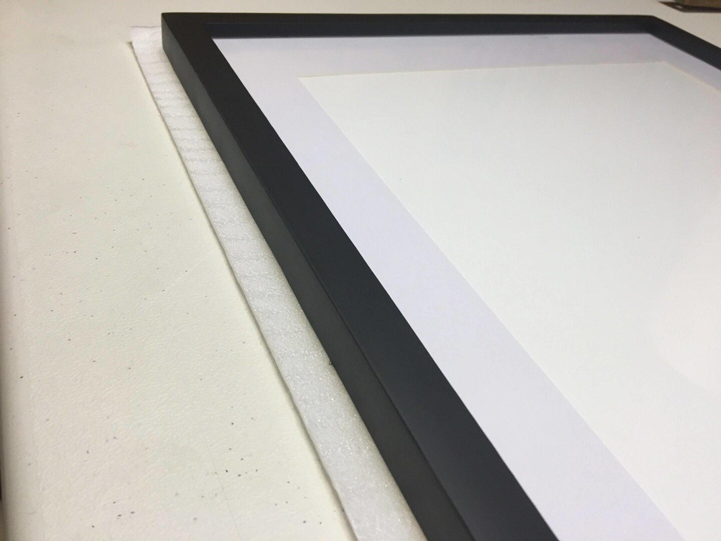 Gallery 14x18 picture frame black wood matted to 11x14 picture black wood 14x18 frame