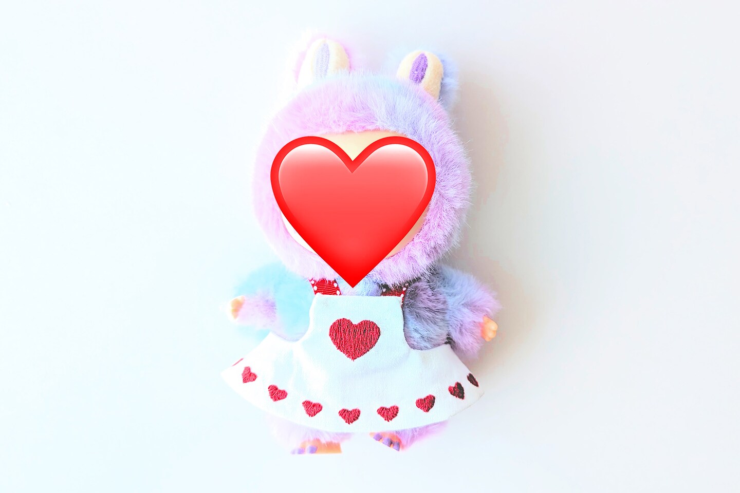 MACHINE EMBROIDERY FILE - Bib Dress with Hearts for Plush Monster Toy ITH  Applique Embroidery | MakerPlace by Michaels