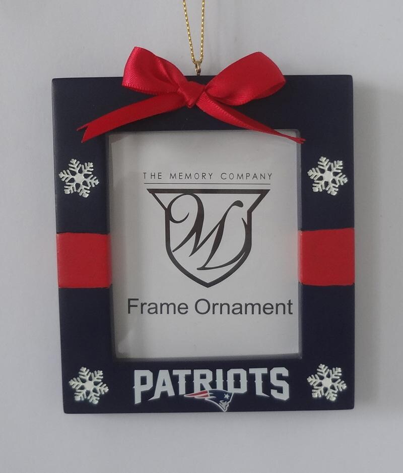 Present Frame Ornament | New England Patriots