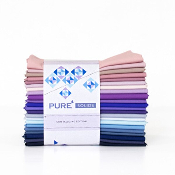 Pure Solids Fat Quarter Bundle in Crystallizing by  for Art Gallery (CB-PFQ506)