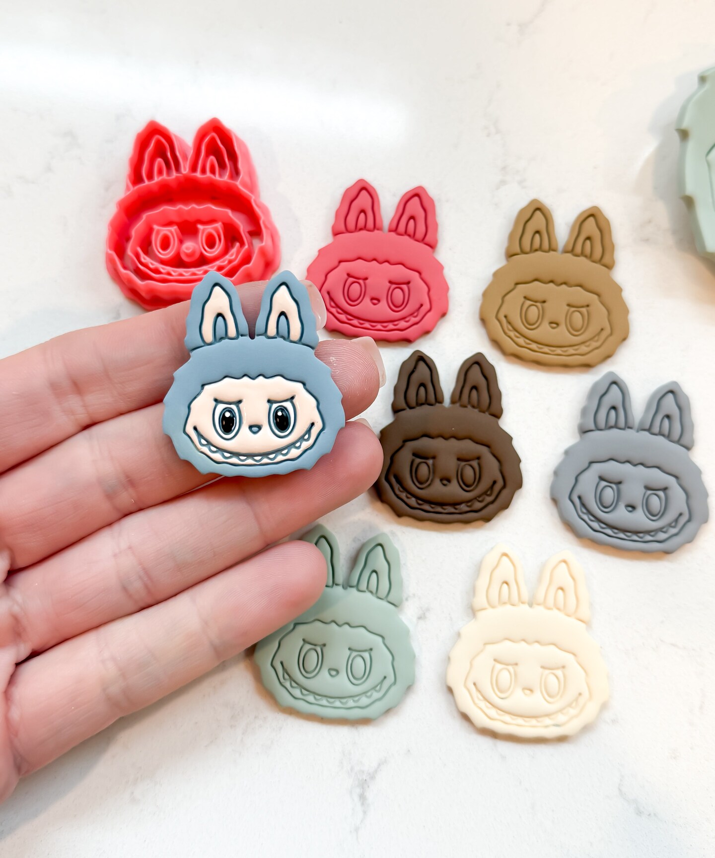 LABUBU MONSTER HEAD | VIRAL TIKTOK | BLIND BOX | POLYMER CLAY CUTTERS