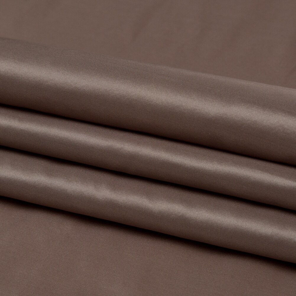 1 Yard Warm Gray Silk Taffeta Solid Fabric for Couture Dresses and Evening Wear